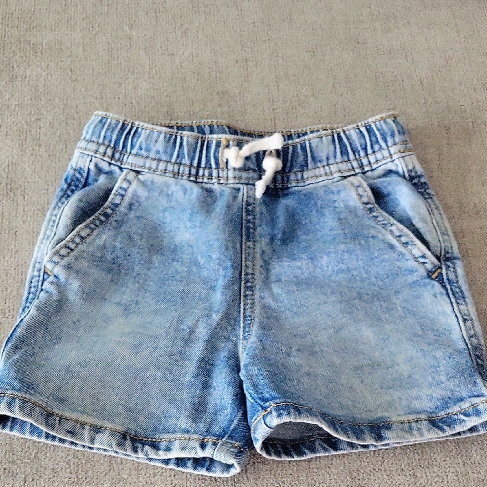 Kids Blue Denim Shorts
